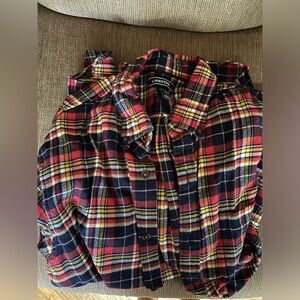 Land's End Long Sleeve Flannel